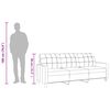 vidaXL 3-Sitzer-Sofa Weinrot 180 cm Kunstleder