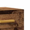vidaXL Wand-Nachttisch Altholz-Optik 35x35x20 cm
