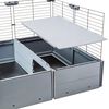 Ferplast Kaninchenk&auml;fig Multipla 107,5x72x50 cm Schwarz