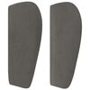 vidaXL Kopfteil mit Ohren Dunkelgrau 83x23x78/88 cm Samt