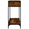 vidaXL Konsolentisch R&auml;uchereiche 75x34,5x75 cm Holzwerkstoff