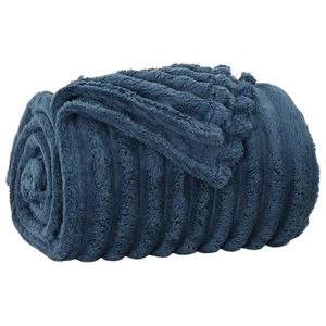 vidaXL Wohndecke Marineblau 200 x 150 cm 0.8 kg Fleece