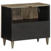 vidaXL Waschbeckenunterschrank 62x33x58 cm Massivholz Mango
