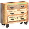 vidaXL Sideboard 80 x 30 x 70 cm Recyceltes Massivholz