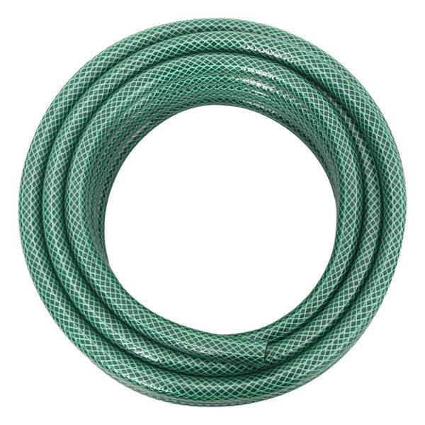 vidaXL Gartenschlauch mit Kupplung-Set Gr&uuml;n 0,5" 30 m PVC