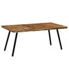 vidaXL Esstisch Recyceltes Teakholz und Stahl 180x90x76 cm