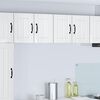 vidaXL K&uuml;chenwandschr&auml;nke mit T&uuml;r 2 pcs Hochglanz Wei&szlig; 60 x 31 x 40 cm