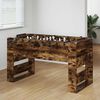 vidaXL Fu&szlig;balltisch Ger&auml;ucherte Eiche 146,5 x 74 x 85 cm Holzwerkstoff
