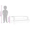 vidaXL Kindersofa Creme 80x45x30 cm Samt