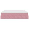 vidaXL Ottoman-Bett mit Matratzen Rosa 160x200 cm Samt