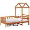 vidaXL Tagesbett Set 2 pcs Wachsbraun Massives Kiefernholz