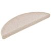 vidaXL Stufenmatten 30 Stk. 56x17x3 cm Taupe Halbrund