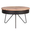 LABEL51 Couchtisch Saria 80x49 cm Schwarz