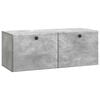 vidaXL Wandmontierter TV-Schrank 78,5 x 31 x 30 cm Betongrau