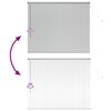 vidaXL Balkenjalousien Silber 130 x 155 cm Aluminium