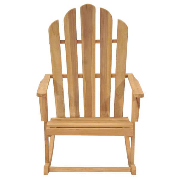 vidaXL Adirondack-Schaukelst&uuml;hle 2 Stk. Massivholz Teak