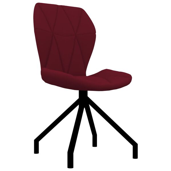 vidaXL Esszimmerst&uuml;hle 2 Stk. Weinrot Kunstleder