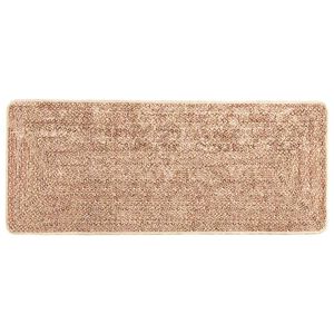 vidaXL Teppichl&auml;ufer MARSA Gelb 100 x 200 cm Polyester und PVC