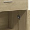 vidaXL Sideboards 2 Stk. Sonoma-Eiche 60x30x84 cm Holzwerkstoff