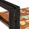 vidaXL Nachttisch 2 pcs Braun und Schwarz Massivholz Altholz