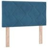 vidaXL Kopfteil Dunkelblau 80 cm Samt