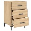 vidaXL Nachttisch Sonoma-Eiche 40x40x66 cm Holzwerkstoff