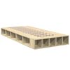 vidaXL Bettgestell Sonoma-Eiche 75x190 cm Holzwerkstoff