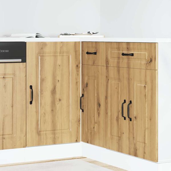 vidaXL K&uuml;chenunterschrank Kalmar Artisan-Eiche Holzwerkstoff
