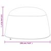vidaXL Abdeckungen f&uuml;r H&auml;ngesessel 2 Stk. &Oslash; 190x115cm 420D Oxford