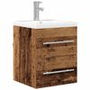 vidaXL Waschbeckenschrank mit Schubladen Altholz 41 x 38,5 x 48 cm