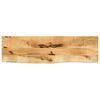 vidaXL Tischplatte 100x20x2,5 cm Baumkante Massivholz Raues Mangoholz