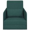 vidaXL Schlafsofa 60cm Dunkelgr&uuml;n Stoff