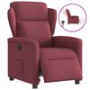 vidaXL Relaxsessel Elektrisch Weinrot Stoff