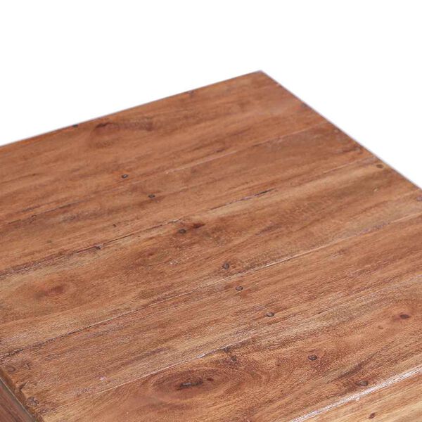 vidaXL Couchtisch 53x50x50 cm Altholz Massiv