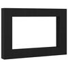 vidaXL TV-Schrankset 8 pcs Schwarz Eichen-Optik 100 x 30 x 30 cm