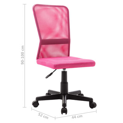 vidaXL Bürostuhl Rosa 44x52x100 cm Netzgewebe