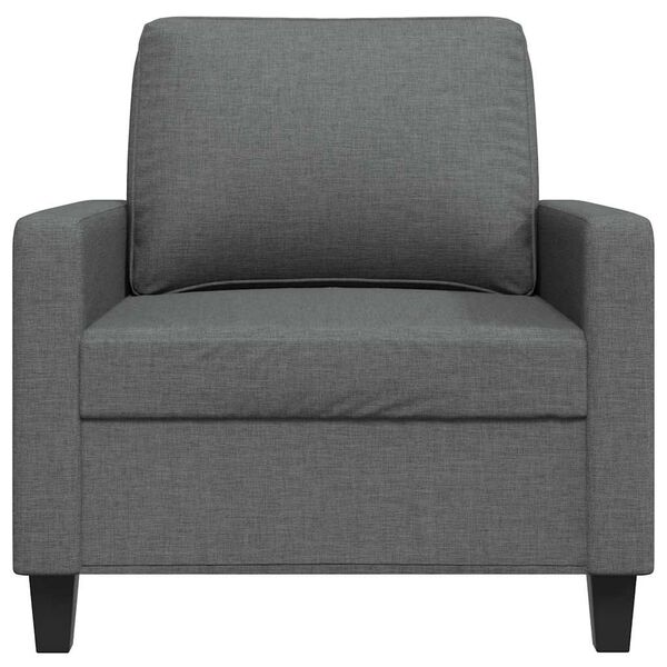 vidaXL Sofasessel Dunkelgrau 60 cm Stoff