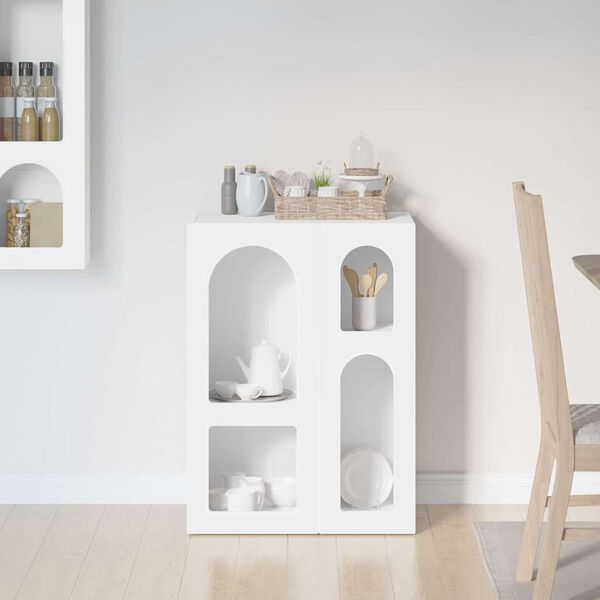 vidaXL Sideboard Wei&szlig; 59 x 35 x 80,5 cm Holzwerkstoff