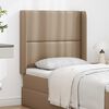 vidaXL Kopfteil Ohr Braun 80 x 16 x 4 cm PVC