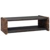 vidaXL Couchtisch Natur 110 x 55 x 35 cm Massives Mahagoni Holz