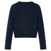 Kinder-Strickjacke Marineblau 104