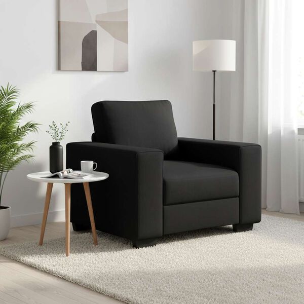 vidaXL Sessel Schwarz 60 cm Stoff