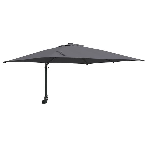 vidaXL Garten-Sonnenschirm Anthrazit 248,5 x 247,5 x 160 cm
