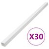 vidaXL Installationsrohre 60x60 mm 30 m PVC