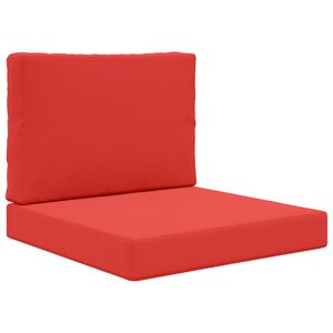 vidaXL Sofakissen f&uuml;r drau&szlig;en Polyester Rot 60 x 60 cm