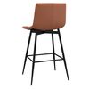 vidaXL Barhocker 2 Stk. Hellbraun Kunstleder