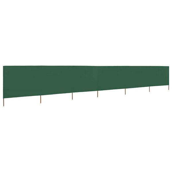 vidaXL 6-teiliges Windschutzgewebe 800 x 80 cm Gr&uuml;n