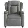 vidaXL Massage-Relaxsessel, Stoff, Dunkelgrau