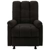 vidaXL Massagesessel Schwarz Stoff