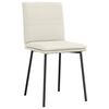 vidaXL Esszimmerst&uuml;hle 6 Stk. Creme Samt